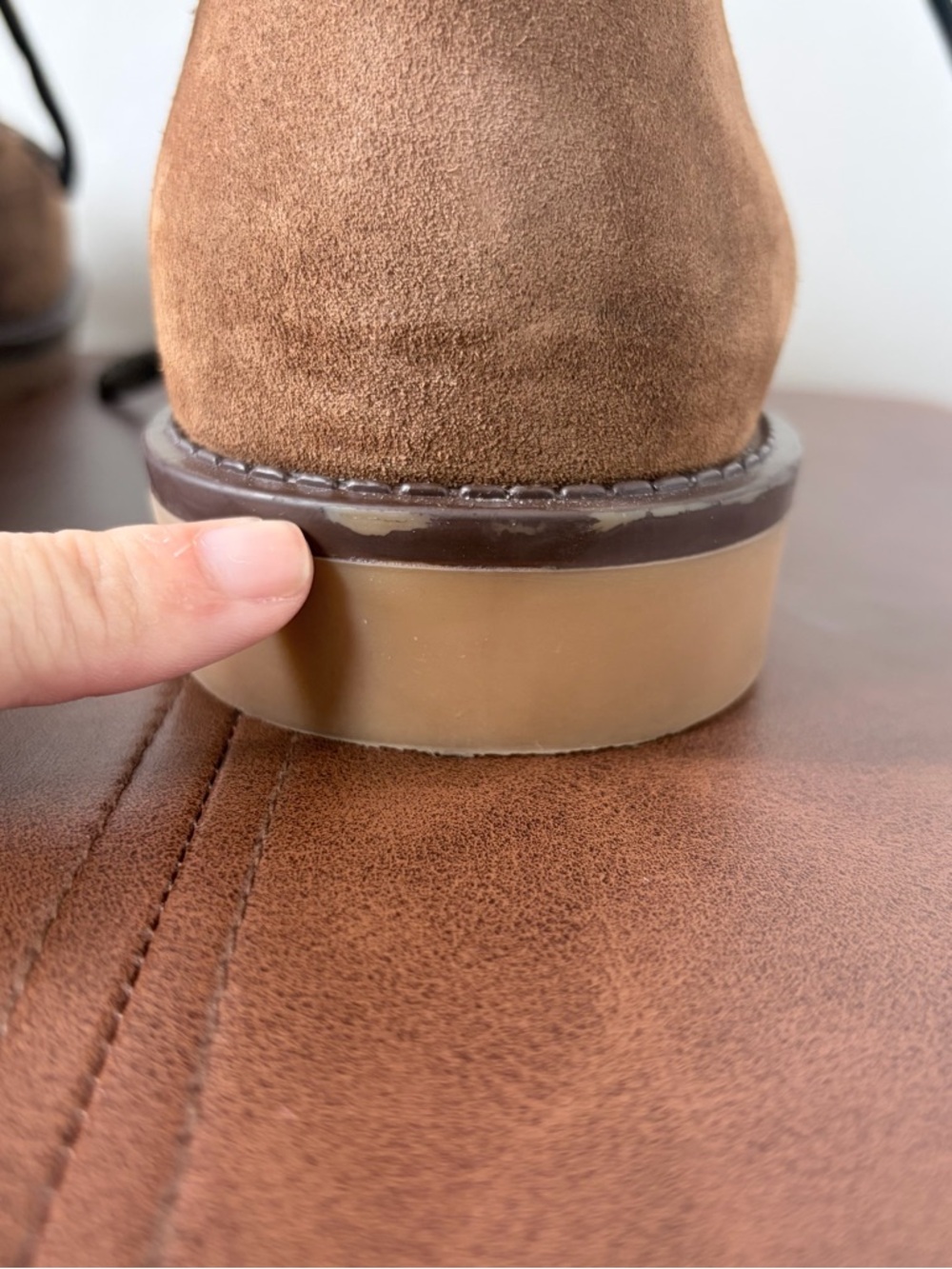 Overland Sheepskin Suede Shearling Boots Canada 10 - Picture 3 of 10